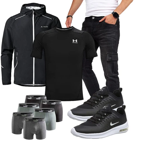 Blau Trachtenmode Nike kombinieren
