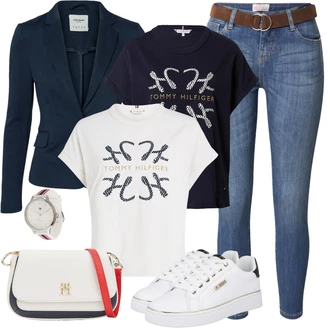 Styl Western Outfit s Modrá/Světle modrá Capri Džíny/Zimní bunda/Kožené Boty/Slim Fit Džíny/Džíny s Nízkým Sedem/Push up Džín/High Waist Džínové Kalhoty/Kožená bunda/Kotníková Bota/Džín s Nízkým Pasem/Zkrácené Džíny Sublevel "Jarní outfit"Look: Styl, Cool, Kovbojka, Univerzitní, Western