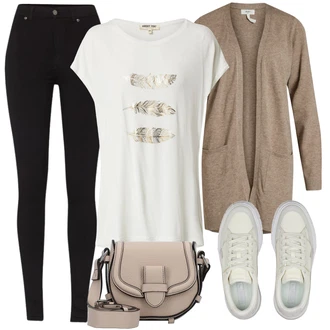 so sponou Outfit s Černá Jeggings/Kožená bunda/Legíny s Podšívkou/Legíny s Vysokým Pasem/Pletený Legín/Tregíny Dr. Denim "Jarní outfit"