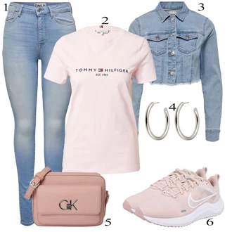 Športne Outfiti mit Siva Nike "Pokrivalo za pomlad"