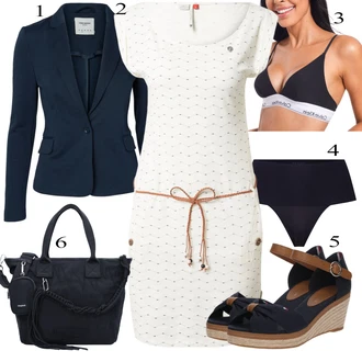 outfit mit Spodnji del Tangica spanx "Pokrivalo za pomlad"