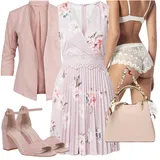 Šaty s výstřihem na ramena a krajkou móda pro plnoštíhlé outfity image