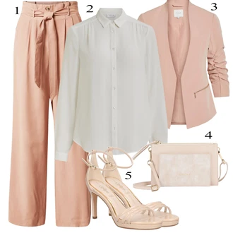 outfit mit Roza Buffalo "pomladna obleka"