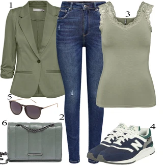 90. leta outfit mit Temno modra/Modra Kavbojke z Razporkom/Usnjena Jakna/Usnjene Čevlje/Zimska jakna/Kavbojke na Poteg/Push up Kavbojke/Kavbojke Visokega Pasu/Kavbojke z Luknjo/Usnjene jakne/Ženske 7/8 Kavbojke/Gležnarji Only "pomladna obleka"Look: Stil, 90. leta, Kul, Disko, Francoski, Modernen, Stari denar