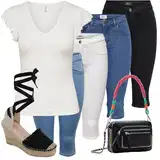 Capri legíny outfity image