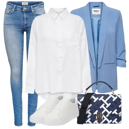 Kombinace Bílá/Krémová Halenkové Body/Žehlení odolná blůza/Blůza s knoflíčkem/Halenka se Stojatým Límcem/Businessová Halenka/Lněná Halenka/Halenka s Dlouhým Rukávem/Oversize Halenka/Oversize Muselínová Blůza/Slip-on Halenka Only kombinovat s Světle modrá/Modrá Kožená bunda/Slim Fit Džíny/Džín s Nízkým Pasem/High Waist Džínové Kalhoty/Push up Džín/Zimní bunda/Džíny s Rozparkem/Navlékací džíny/Džíny s Nízkým Sedem/Kožené Boty/Motorkářské Džíny Only