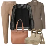 Outfity se žlutou šifonovou halenkou image