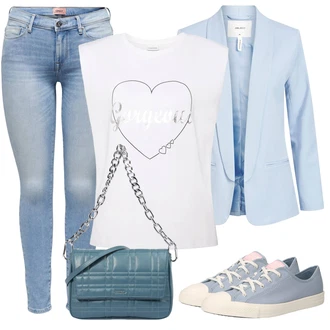 Výstřih na ramena Outfit s Hnědá/Oranžová/Vínová/Červená/Žlutá/Fialová/Růžová Muskulární Tričko/Fancy tričko/Top Halenka Bez Rukávů/Tričko s grafikou Lascana "Outfit na léto"