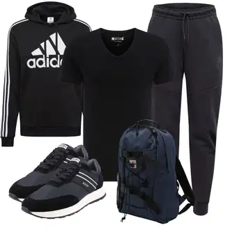 Logoprint Outfit mit Schwarz Unkategorisiert adidas sportswear, Schwarz Unkategorisiert JOOP! "Perfekt für die Freizeit"