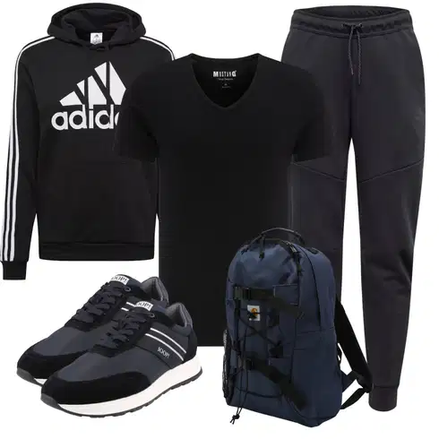Schwarz Shirt & Top Große Größe/Sport-T-Shirt/Ausgefallenes T-shirt/Shirt/Casual T-Shirt/Laufschuhe für Männer/Klassische Länge/Funktions T-Shirt/Kurzarm T-Shirt/T-Shirt & Top Mustang kombinieren