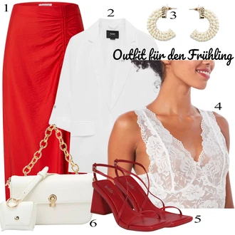 outfit mit Bela Cream "Pokrivalo za pomlad"