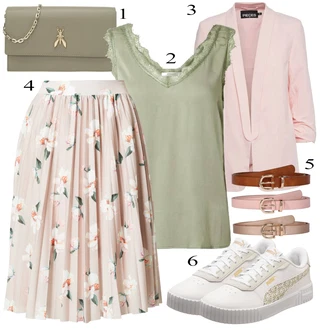 outfit mit Bež/Siva Cream "Poletna oblačila"
