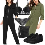 Outfity s černými overaly image