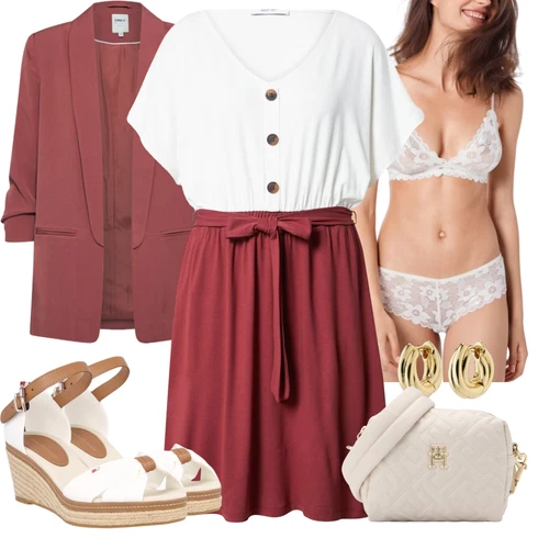 Kombinace Hnědá/Červená/Fialová/Růžová Oversize Sako/Dlouhý Sako/Elegantní Sako/Blůzové Sako/Boyfriend Sako Only