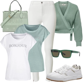 Outfit s Zelená Sluneční Brýle/Brýle Ray-Ban "Perfektní na léto"