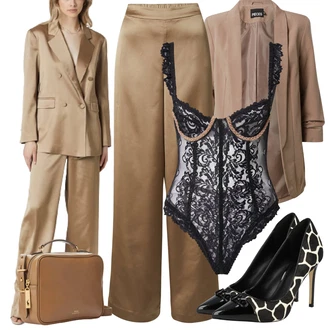 Outfit s Hnědá Doplňek/Dlouhý Zimní Kabát/Dlouhá tylová sukně/Dlouhé Šaty/Taška/Polo Šat Polo Ralph Lauren "Perfektní na léto"