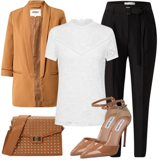 Dlouhé / Maxi Outfit s Hnědá Taška Přes Rameno/Doplňek/Dlouhá tylová sukně/Dlouhý Zimní Kabát/Dlouhé Šaty warehouse "Perfektní na léto"