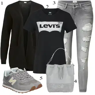 S Pertlanjem Outfit sa Plava/Tamnoplava/Pink/Smeđa pletena košulja/Majica kratkih rukava/Otmjena majica/Izreka na majici/Majica za plažu/Pulover za plažu/Print majica/Skraćena Majica/Majica za trudnice/Predimenzionirana majica/Top za plažu levi's ® "Tvoj otmjeni outfit"