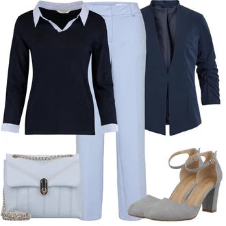 Outfit s Šedá Taška Přes Rameno/Doplňek/Malá Taška/Taška Ted Baker "Skvělé pro práci"