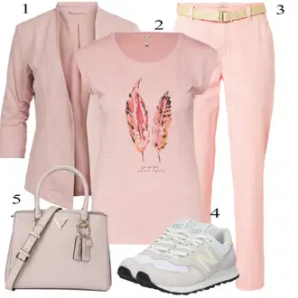 Svatovski gost Outfit sa Pink Hlača Velika Veličina Only "Tvoj otmjeni outfit"