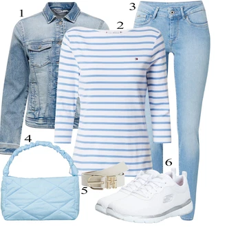 Flex Appeal 3.0 Outfit s Bílá/Šedá/Krémová Gymnastická bota/Tenisová bota/Bota na fitness/Tréninková bota/Běžecká bota/Golfová bota Skechers "Jarní outfit"