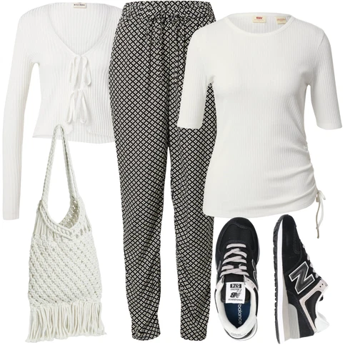 Kombinace Žlutá/Zelená Harémová Kalhoty/Široká Kalhoty Baggy Kalhoty/Domácí Kalhoty/Navlékací Kalhoty/Mušelínové kalhoty/Pyžamová Kalhoty/Karierte Kalhoty/Látková Kalhoty/Kalhoty s Potiskem About You