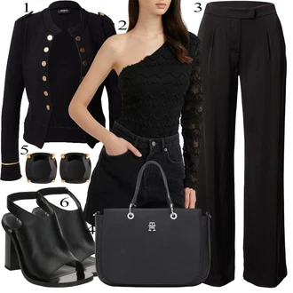 outfit mit Slip-on Hlača/Hlača za Obleko/Hlača z luknjo PATRIZIA PEPE "Poletna oblačila"