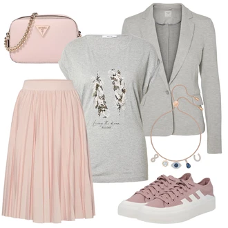 Outfit s Modrá Pouzdro/Krabička na hodinky/Dárkový set hodinek Swarovski "Vzhledy pro volný čas"