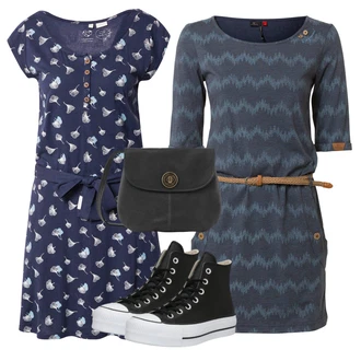 Chuck Taylor All Star Outfit s Černá Plátěná teniska/Zimní tenisky/Tenisky s Bočním Zipem/Skate Bota/Úzká teniska Converse "Vzhledy pro volný čas"