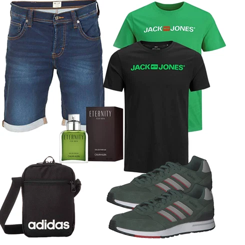 Basic Blau/Dunkelblau/Hellblau Hemd Jeans Short/Bermuda Mustang kombinieren