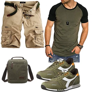 Outfit mit Dunkelgrün Unkategorisiert Diadora "Cooles Outfit"