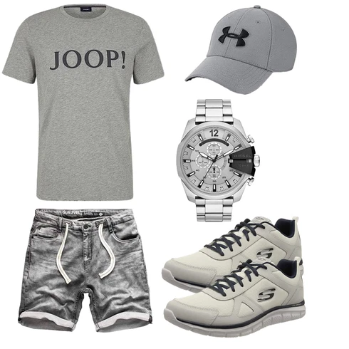 Grau/Hellgrau/Dunkelgrau Hemd Jeans Short/Leinen-short/Kurze Hose/Baggy Short/Musselin Shorts/Bermuda Sublevel kombinieren