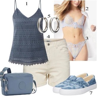 outfit mit Pastelne barve TOMS "Poletna oblačila"