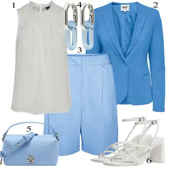 outfit mit Pastelne barve bershka "Poletna oblačila"