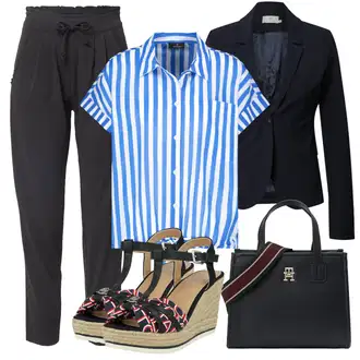 Outfit s Světle modrá Monari "Outfit na léto"