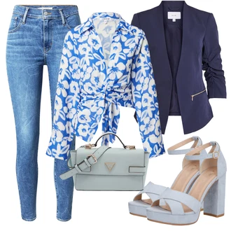 Outfit s Šedá Dlouhé Šaty/Taška/Dlouhá tylová sukně/Dlouhý Zimní Kabát/Doplňek Guess "Outfit na léto"