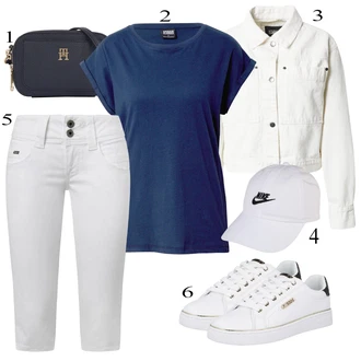 outfit mit Superga Superge z Bleščicami/Superge z ježkom/Teddy Superga Guess "Poletna oblačila"