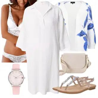 Outfit s Šedá Monari "Outfit na léto"