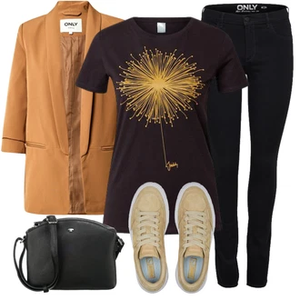 Outfit s Růžová Teniska se Třpytkami Puma "Outfit na léto"