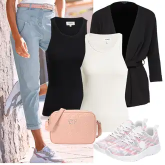 S páskem Outfit s Černá/Tmavě modrá/Tmavě šedá Kožená bunda pro muže/Oversize Sako/Blůzové Sako/Pletený Sako/Blejzrové Bund/Dlouhý Sako/Elegantní Sako/Kožená bunda/Boyfriend Sako/Kožená Pánská Bund/Krátké Sako/Teplákový blejzr Sisters Point "Outfit na léto"