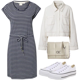 All Star Lift Outfit s Tmavě hnědá/Hnědá Teniska s dírkovaným vzorem/Tenisky s Bočním Zipem/Nízká Teniska/Nazouvací teniska/Úzká teniska/Teniska na platformě Converse "Outfit na léto"