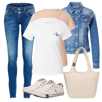 Outfity pro léto Chytrý příležitostný Svatba s Krémová/Bílá/Béžová Plátěná teniska/Nízká Teniska/Bota Bez Tkaničky/Letní tenisky/Vintage teniska/Úzká teniska/Textilní bota Mustang "Outfit na léto"Look: Ležérní, Skater, Chytrý příležitostný, Unisex, Svátek cukru, Den na pláži, Koncert, Škola, Svatba