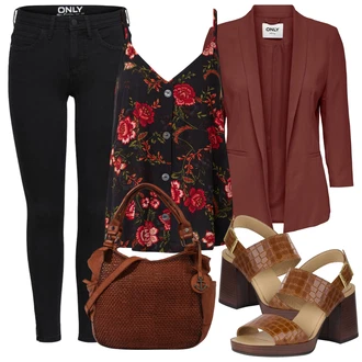 Krátká/mini Outfit s Červená Dlouhá tylová Sukně/Doplňek/Taška Harbour 2nd "Outfit na léto"