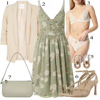 outfit mit Roza bershka "Poletna oblačila"