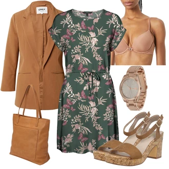 Outfit s Zlatý Řetízkové hodinky/Dámské chytré hodinky/Dárkový set hodinek Lacoste "Perfektní na léto"