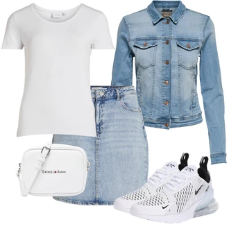 Air Max 270 Outfit s Černá/Bílá Běžecká bota/Běžecká bota/Bota na zumbu/Tenisová bota/Gymnastická bota/Tréninková bota/Volejbalová bota/Bota na fitness/Basketbalová bota Nike Sportswear "Perfektní na léto"