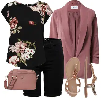 Outfit s Zlatý Letní Bota/Pletený Sandál/Sandál se třpytkami/Páskový Sandál/Sandál S T Páskem About You "Perfektní na léto"