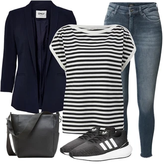 Outfit s Taška Přes Rameno/Dlouhé Šaty/Dlouhý Zimní Kabát/Dlouhá tylová sukně/Doplňek S.Oliver "Pestrý letní outfit"