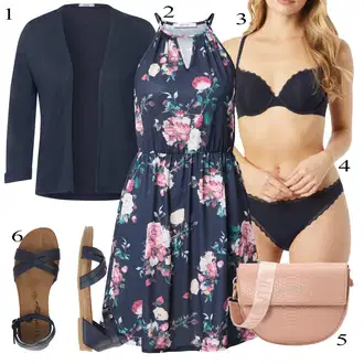 Outfit s Černá CECIL "Módní letní vzhled"