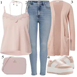 outfit mit Pastelne barve bershka "Poletna oblačila"